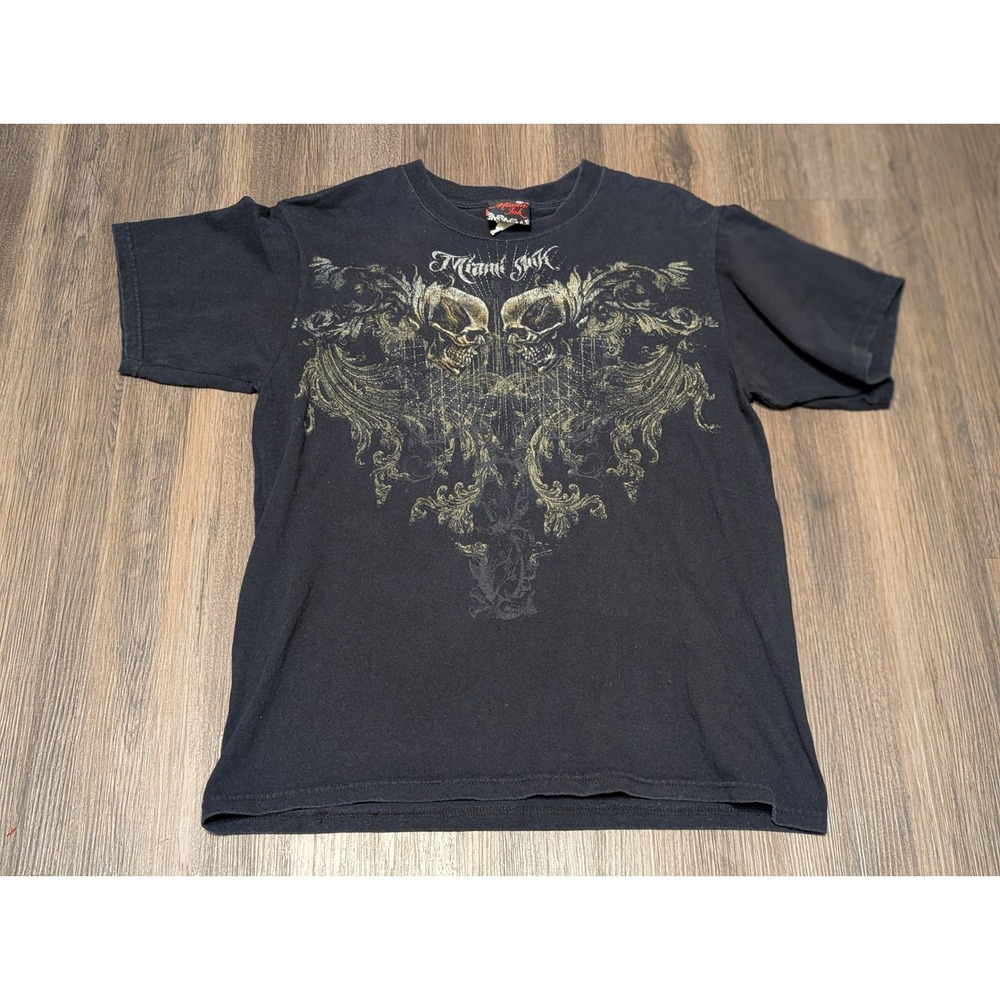 Miami Black and Gold Graphic Tee